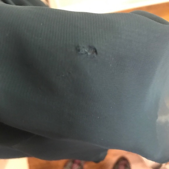 Strapless green Calvin Klein evening gown size 14 - Picture 5 of 7